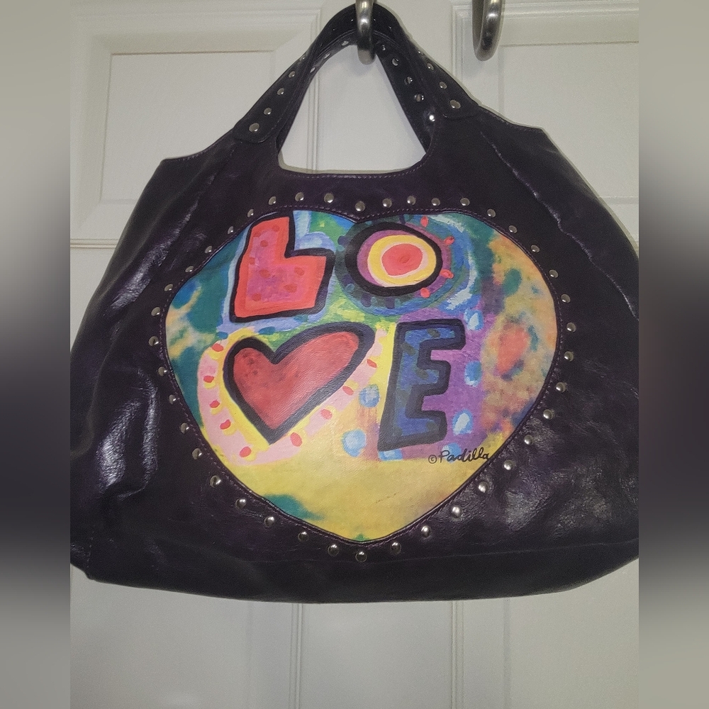 Susan Nichole Deep Purple LOVE Bag 💜